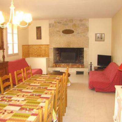 1er étage • Vue de la salle à manger et du salon